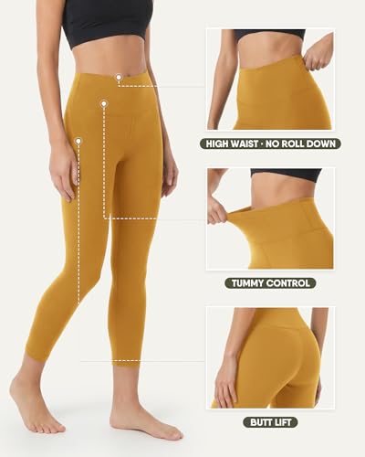 Image of ZOOSIXX High Waisted Leggings for Women Tummy Control Soft Workout Lounge Gym Pants