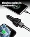 immagine 4RAMPOW Quick Charge 3.0 Caricatore per Auto di Due Porte 39W, Caricatore Auto USB, Caricabatteria Auto USB Universale Carica per iPhone11/X/8/7, iPad, Samsung S10/S9/S8/S7, LG G6/G5, Huawei, ECC.