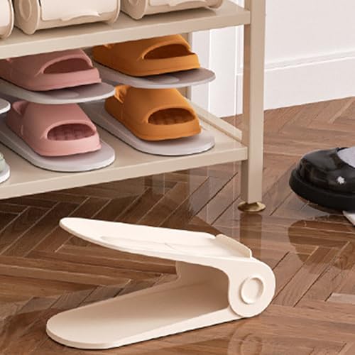 Organiseur de chaussures réglable double couche pour placard