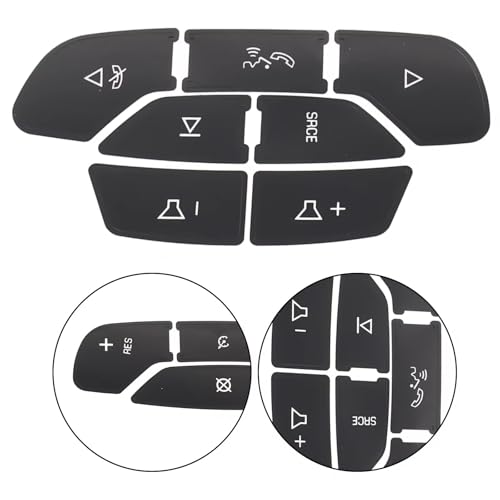 Garniture de bouton de volant Chevrolet Suburban stickers finition précise 2007-2014 - 2