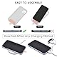 Jaslongri Handykette Pads,Handy Patch，Mobile Patch，Metall Pads,Universeller Handytrageband Pads ohne Klebstoff,Langlebige stabil Pads,Handy Lanyard Pads. (Schwarz, Silber)