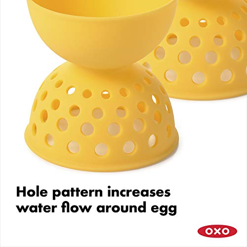 Oxo Good Grips Silicone Egg Poachers (Set Of 2),Yellow #TOP5