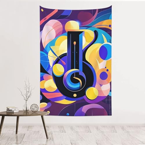Tapisserie murale musique décorez sans percer votre appartement loué