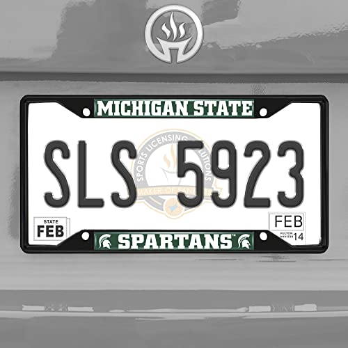 Cadre de plaque Michigan State Spartans, le cadeau idéal pour fan auto - 2