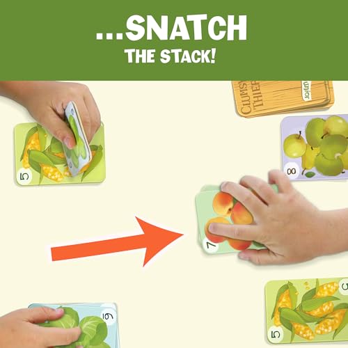 image for Melon Rind Clumsy Thief Junior Math Card Game, Adding to 10 Fun for Ki