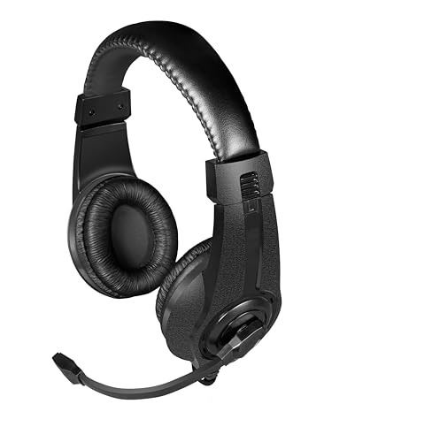 LEGATOS Gaming Headset cablato - cuffie leggere con microfono e telecomando cablato, compatibili con PC, PS5, PS4, Xbox, Switch, jack da 3,5 mm con adattatore a Y, nero - Cuffia gaming - Immagine 2