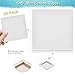 10PCS Mini Canvases for Painting – 5 x 5 in Bulk Small Square Stretched Canvases, 2/5 in Thick Blank Canvas for Students, Art Supplies, School & Home Crafts