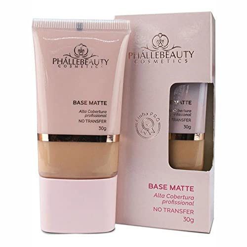 Base Matte Alta Cobertura Phallebeauty Cor 6 30g