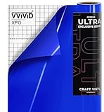 VViViD DECO65 Ultra Brilliant Blue Gloss Premium Series Craft Vinyl (15ft x 1ft)