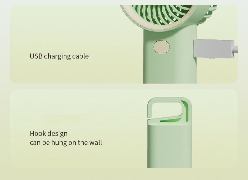Image of Crackles Portable Handheld Mini Fan - USB /Battery Rechargeable, High-Speed Cooling for Travel, Office & Outdoor Use | Personal Fan, Mini USB Fan - Multi Color