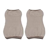 XYHTPP Cashmere Warm Kneepad Wool Knee Support Men and Women Cycling Lengthen Prevent Pad(Brown)