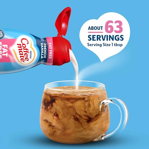 Coffee Mate 0050000127665 French Vanilla Fat Free Liquid Coffee Creamer 32 Fl Oz thumb #3