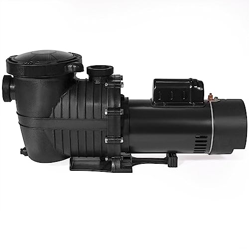 1.5HP 2-Speed Pool Pump,230V Inground Pool Pump,5520GPH High Flow Rate, Low Noise, Hard Wired Swimming Pool Pump with Strainer Basket for Inground Pools, Seawater Pools (1.5HP)