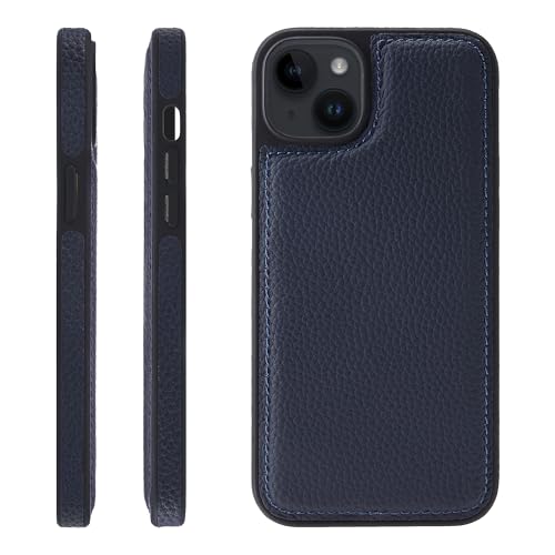 HANATORA for iPhone 14Plus �P�[�X �{�v �ϏՌ� �o���p�[�^ �X�}�z�P�[�X �X�}�z ���ʖ{�v �V�������N���U�[ �M�t�g �l�C�r�[ WPG-14Plus-Navy