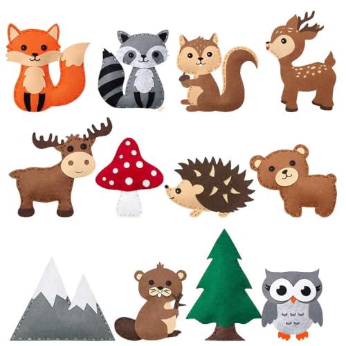 Manualidades de animales en fieltro para evitar pantallas y aburrimiento