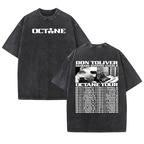 Tour Merch Shirt 2026 Fashion Tshirt Cotton Wash Tee for Women Men Black