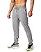 G Gradual Men's Sweatpants with Zipper Pockets Athletic Pants Traning Track Pants Joggers for Men Soccer, Running, Workout(Light Grey,M)