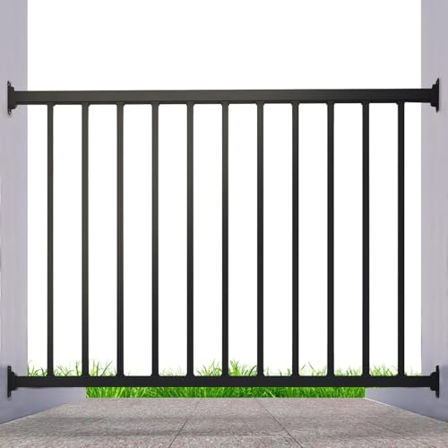 CR Fence & Rail Metal Railing for Deck Wrought Iron Kit