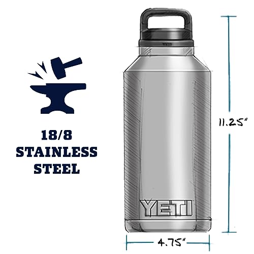 Image of Yeti Rambler 64 oz Bottle, Vacuum Insulated, Stainless Steel with Chug Cap, Power Pink