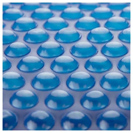Sun2Solar Blue 18-Foot Round Solar Cover Heat Retaining Blanket | 1200 Series with 6-Pack of Heavy-Duty Grommets Bundle | for In-Ground and Above-Ground Round Swimming Pools | Place Bubble-Side Down