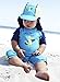 Toddler Baby Boy Summer Long Sleeve One Piece Rash Guard Swimsuit Sun Protection Blue