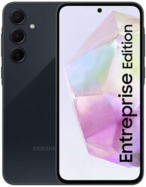 Samsung Galaxy A35 5G Entreprise Edition 16.8 cm (6.6″) Hybrid Dual SIM Android 14 USB Type-C 6 GB 128 GB 5000 mAh Navy
