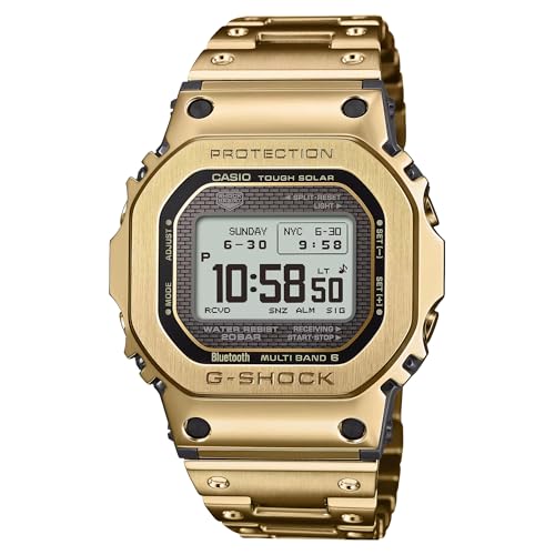 Casio Reloj G-Shock Tough Solar de acero dorado GMW-BZ5000GD-9