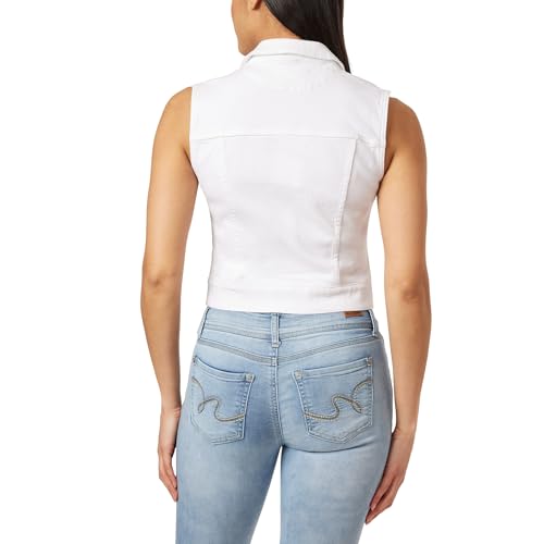 WallFlower Women's Dreamer Denim Vest Insta Stretch Juniors2