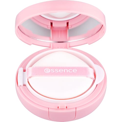 essence BRIGHTEN UP! cushion foundation Nr. 10 Nude langanhaltend aufhellend natürlich vegan ölfrei wasserfest ohne Parabene 1er Pack (12g)