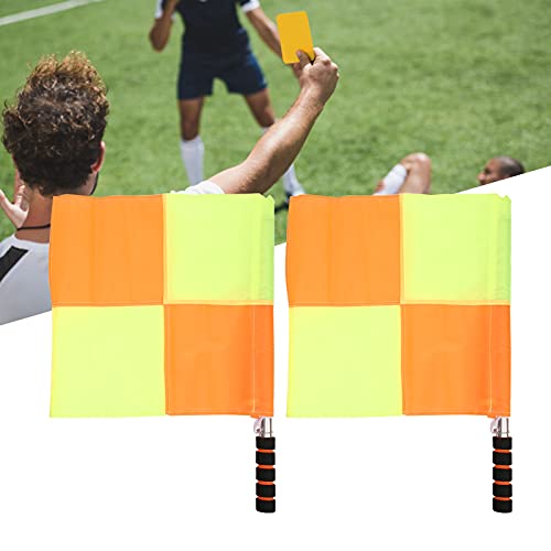 Drapeau d'arbitre commande main haute visibilité pour match de foot - 5