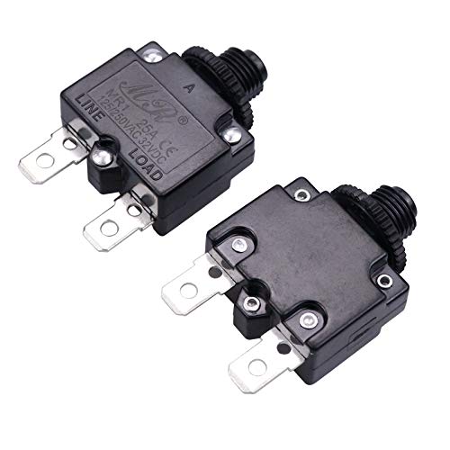 Überlastschutz Kit 10A AC125/250V DC32V Thermisch Schutzschalter 2Set Überlastschutz Kit 10A AC125/250V DC32V Thermisch Schutzschalter 2Set