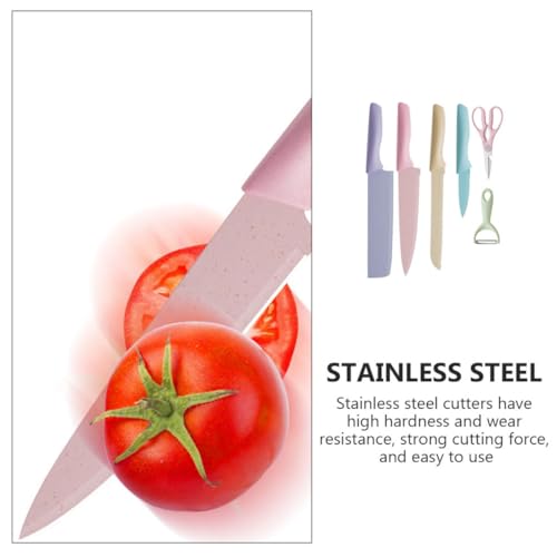 Set Cuchillos Cocina 6 Piezas Acero Inox Base miniatura 5