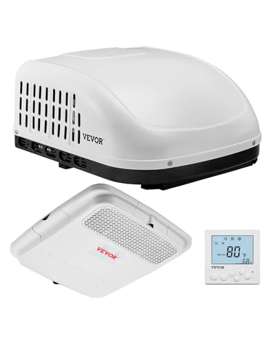 VEVOR RV Air Conditioner, 13500 BTU Non-Ducted Rooftop RV AC Unit, 65 dB Quiet Design, Including Air...