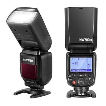 NEEWER NW700-S TTL Flash Speedlite Compatibile con Le Fotocamere DSLR Sony, 1/8000s High Speed Sync Speedlite, Uscita 1/1-1/256, Funzione TCM, 230 Flash a Piena Potenza, Torcia a Riciclo 0,1-2,7s