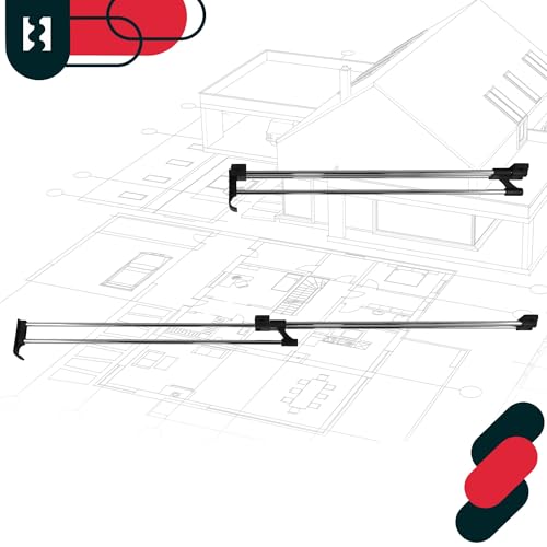 Miniatura 6 de Kotarbau 2 X Colgadores Extraíbles De Perchas, Barras Extensibles De Armario 50 Cm, Barra De Armario O Vestidor, Barra Armario Guardarropa, Perchero Telescópico, Soporte Para Armarios, 2 Uds