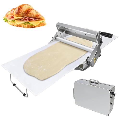 Laminadora de masa manual ajustable tipo 300 para panaderías 2