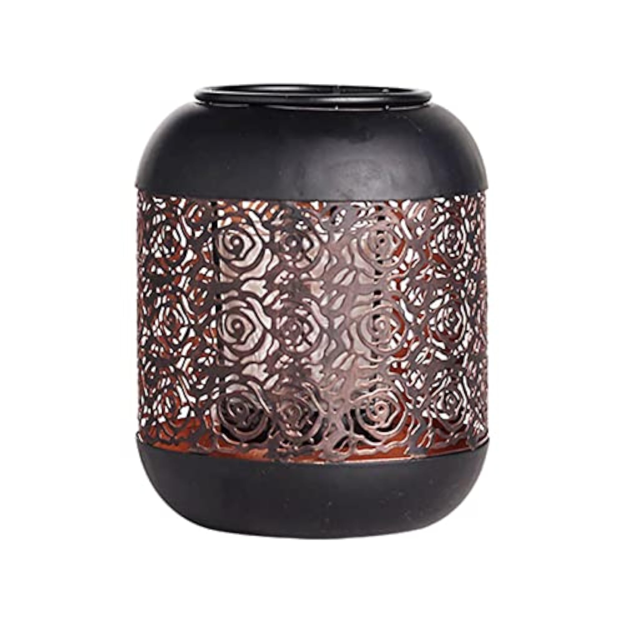Retro Style Tea Light Holder Metal Candle Lantern