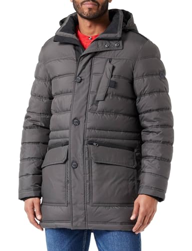 Parka bugatti 470613-41032 gris pour homme taille 58