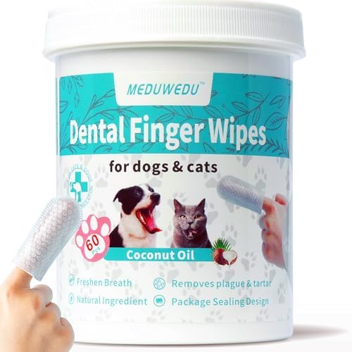 Dental Care Finger Wipes 60 Counts,Teeth Cleaning Finger Wipes fo...