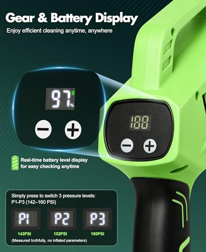 DeeprClean Cordless Car Washer with 6-in-1 Nozzle