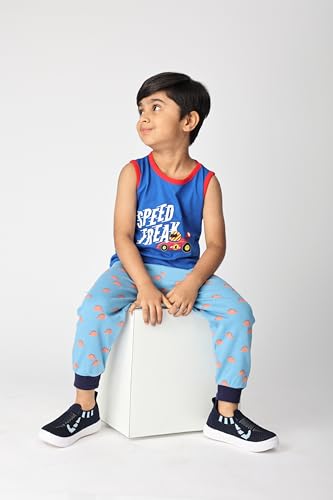 Image of TotzTouch Boys Pajamas | Pant | Track Pant | Pyjama Premium Cotton Rib Cuff Pack of 5 Age 6 to 12 months | 1 to 2 yrs | 2 to 3 yrs | 3 to 4 yrs | 4 to 5 yrs | 5 to 6 yrs | 6 to 7 & 7 to 8 yrs