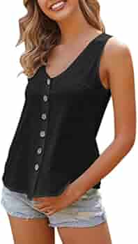Linnen blouse dames zomer korte mouwen - basic shirt dames met knoopsluiting - effen basic onderhemd top casual hemdblouse met revers katoen tuniek tops linnen hemd tunieken met knopen lange blouse