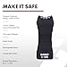 SABRE Pepper Spray & 2-in-1 Stun Gun with Flashlight, Self Defense Kit, Fast Flip Top Safety, Finger Grip for Better & Faster Aim, Painful 1.60 µC Charge, 120 Lumen LED Light, Rechargeable, 0.54 fl oz