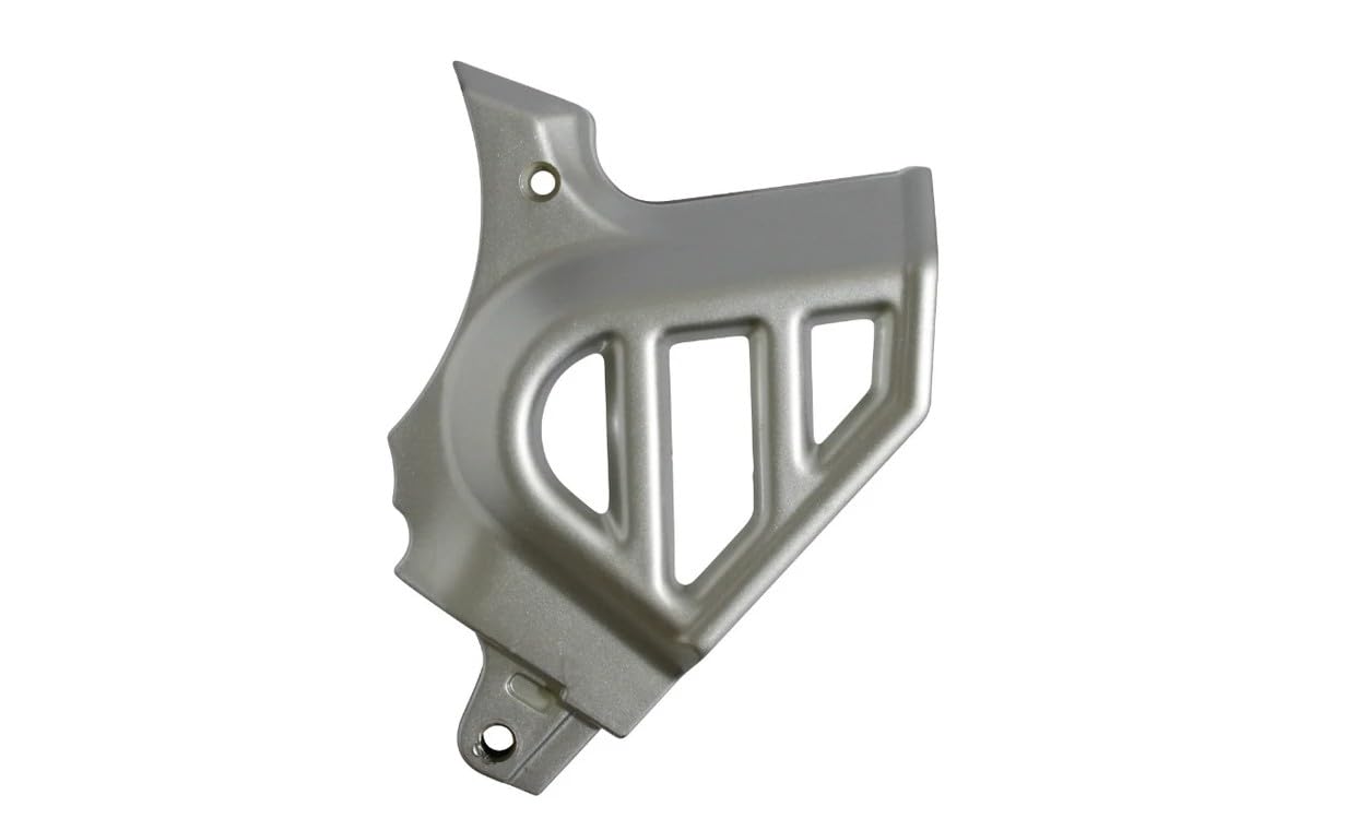 cyclingcolors cubierta de piñón de motocicleta scooter ciclomotor compatible con MINARELLI AM6/MBK X-POWER, X-LIMIT/YAMAHA TZR, DTR/PEUGEOT XPS, XR6/RIEJU RS1, SMX/BETA RR/APRILIA RS 50cc argent