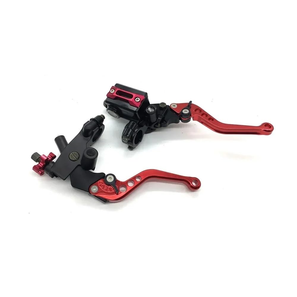 NHGFdfs Motorcycle Clutch Brake Lever Universal 7/8" 12.7mm Motorcycle Hydraulic Master Cylinder CNC Brake Clutch Pump Levers for Ho&nda