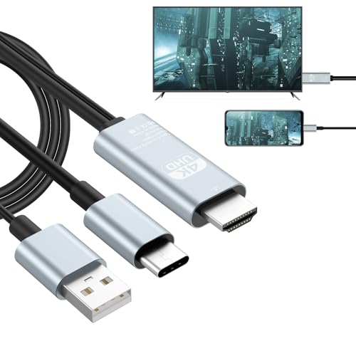 y[dȂ瓊ezUSB C HDMIP[u 4K@60Hz hdmi X}z ϊP[u ipaderڑP[u Type C HDMIϊA_v^[ USB-Ad 蓮ۏ MacBook/Pro/Air V[Y/Galaxy S2