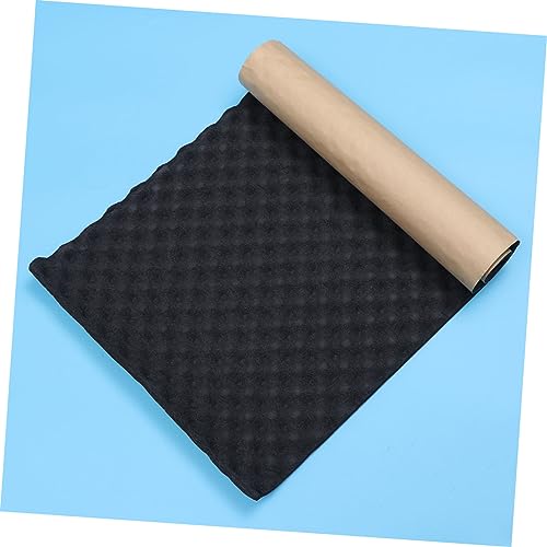 Black Self Adhesive Soundproof Pad, 2Pcs Rubber Plastic Noise Reduction miniatura 5