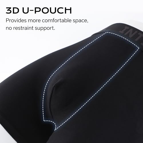 Mens Underwear Stretch Boxer Briefs Comfortable Cotton Breathable Moisture Wicking Soft 5-Pack4