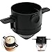 Produktbild Permanenter Kaffeefilter Papierloser Edelstahl - Pinsel Kaffee Filter Zusammenklappbar Wiederverwendbarer Kaffeetropfer mit Reinigungsbürste Übergießen Handgebrühte für Kaffeetasse/Tee, Schwarz