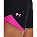 Under Armour Womens Play Up 3.0 Shorts, (057) Black/Rebel Pink/Rebel Pink, X-Small